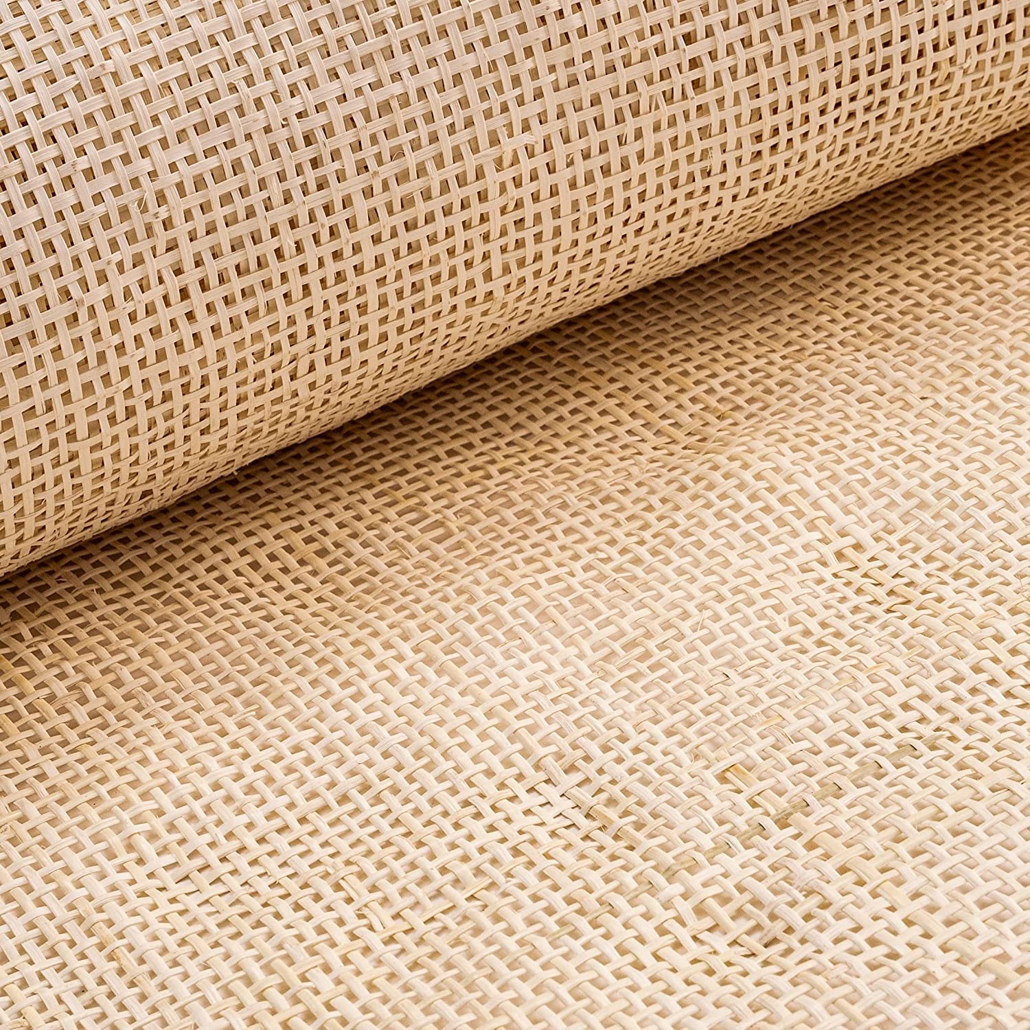 Natural Rattan Square Cane Webbing Woven Rattan Mesh Square 