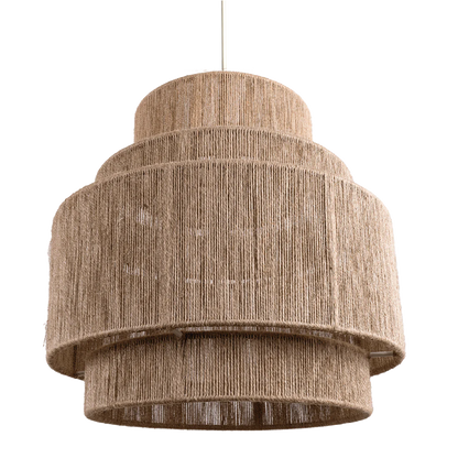 Bamboo Hanging lamp for Living Room | Rattan Pendant light | Cane ceiling light - Eenakshi - Akway