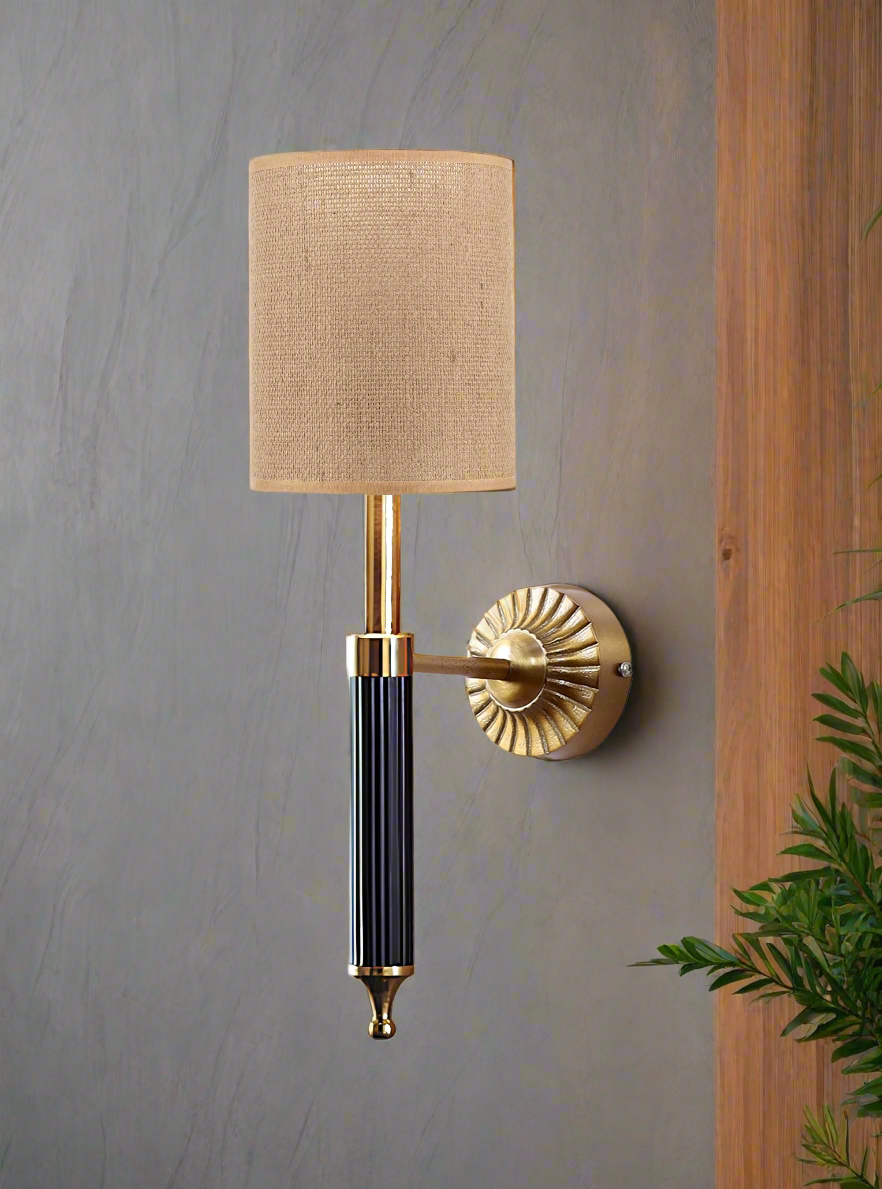 Jute Wall Lamp For Living Room | Jute Wall Light - Ojasvi