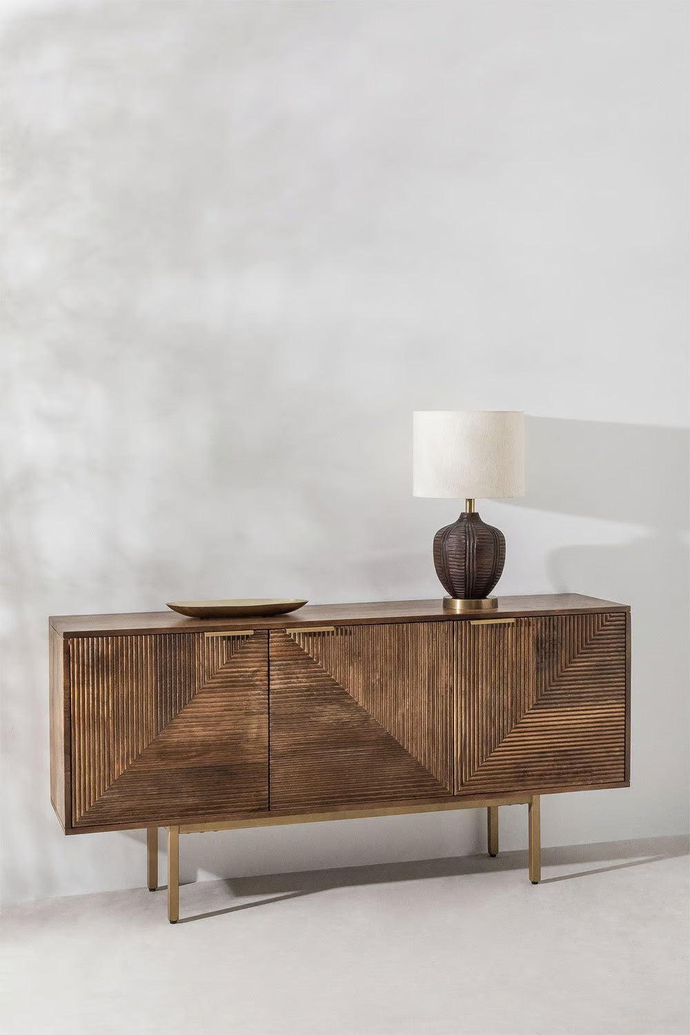 Mango Wood Sideboard | Mango Wood Cabinet -Kai - Akway