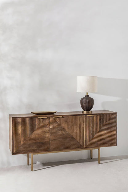 Mango Wood Sideboard | Mango Wood Cabinet -Kai - Akway