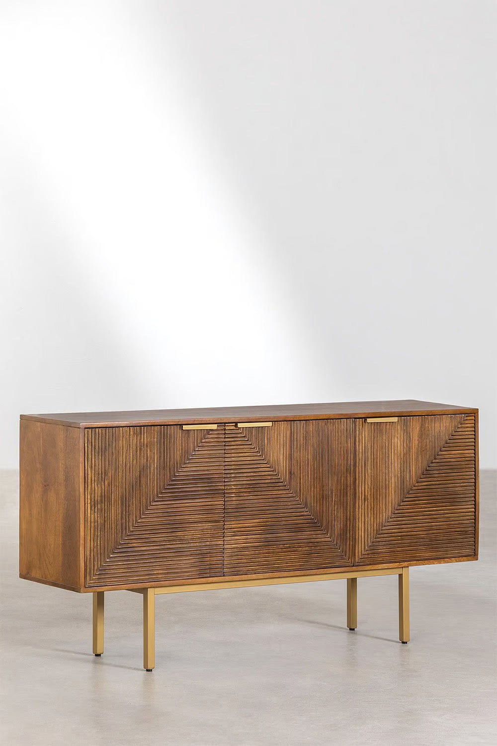 Mango Wood Sideboard | Mango Wood Cabinet -Kai - Akway