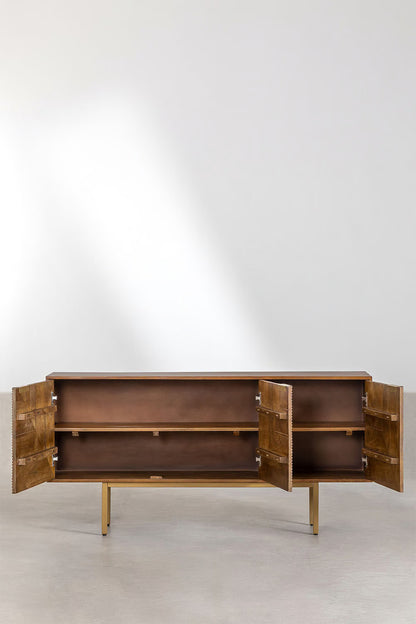 Mango Wood Sideboard | Mango Wood Cabinet -Kai - Akway