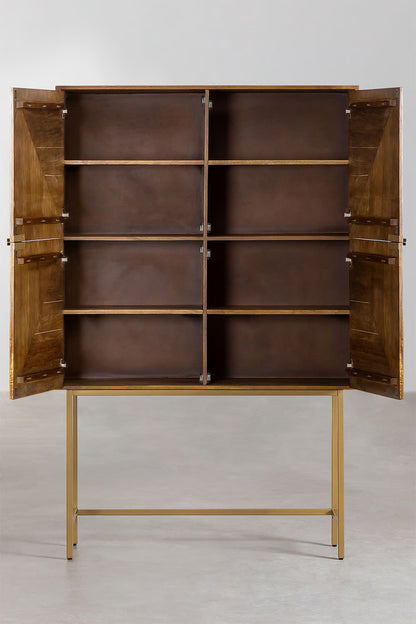 Mango Wood Sideboard | Mango Wood Cabinet -Mila - Akway