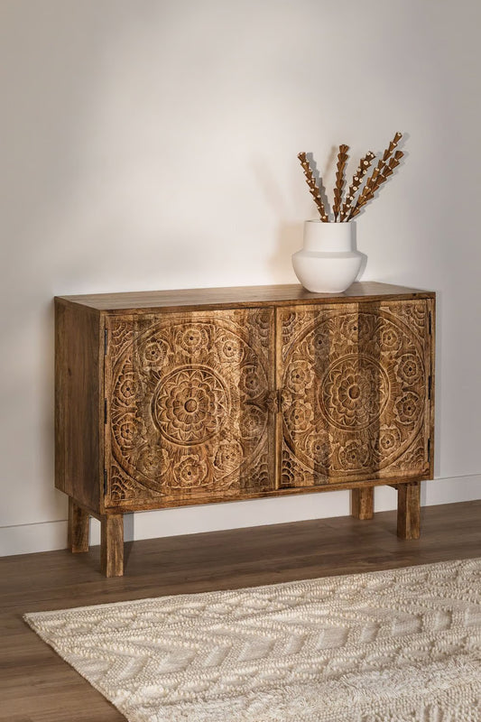 Mango Wood Sideboard | Mango Wood Cabinet - Aapti