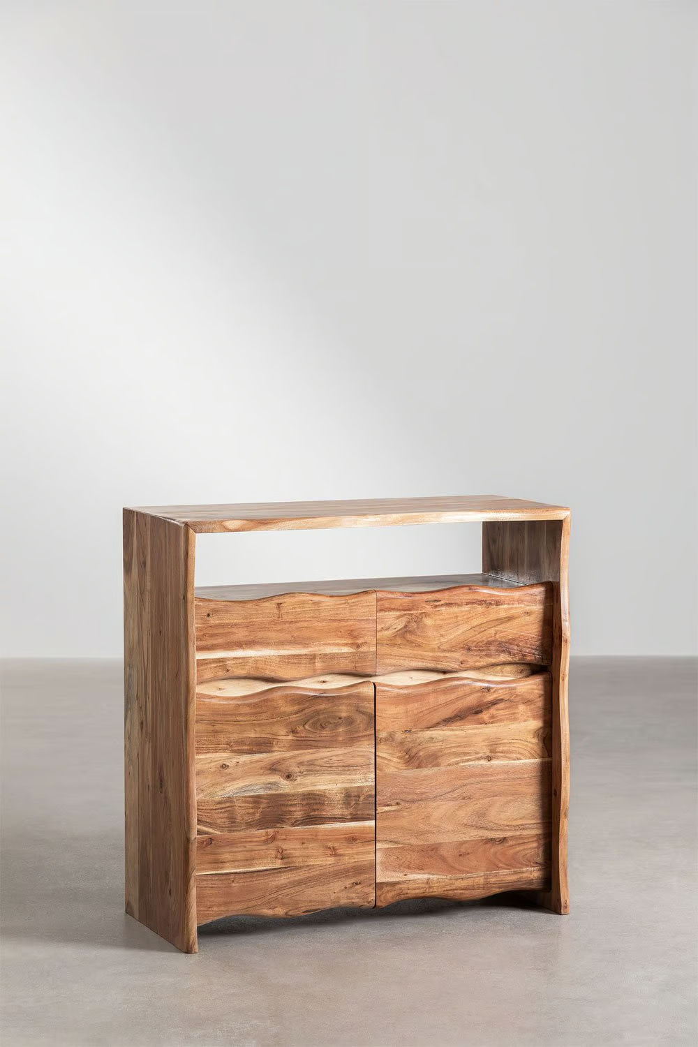 Mango Wood Sideboard with Drawers | Wooden Cabinet - Akshi - Akway