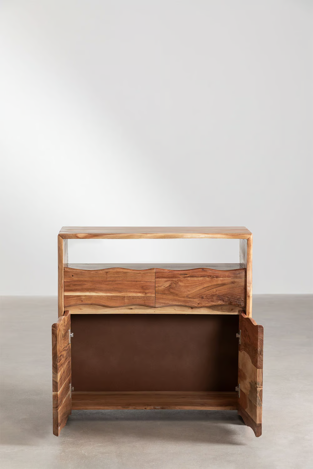 Mango Wood Sideboard with Drawers | Wooden Cabinet - Akshi - Akway