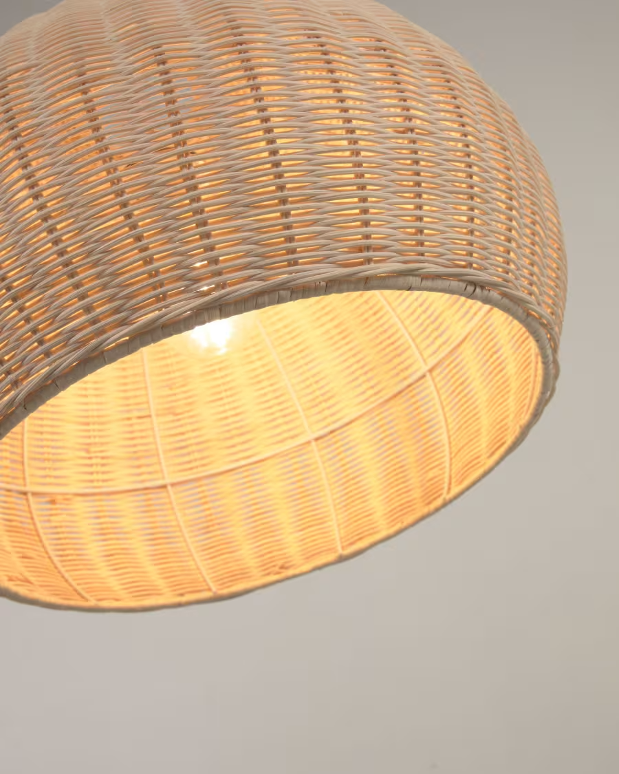 Bamboo Hanging lamp for Living Room | Rattan Pendant light | Cane ceiling light - Alecto