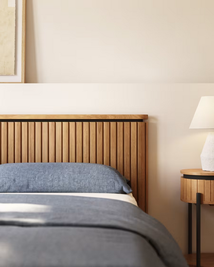 Mango Wood Headboard For Bed | Solid Wood Headboard For Bed - Jewel