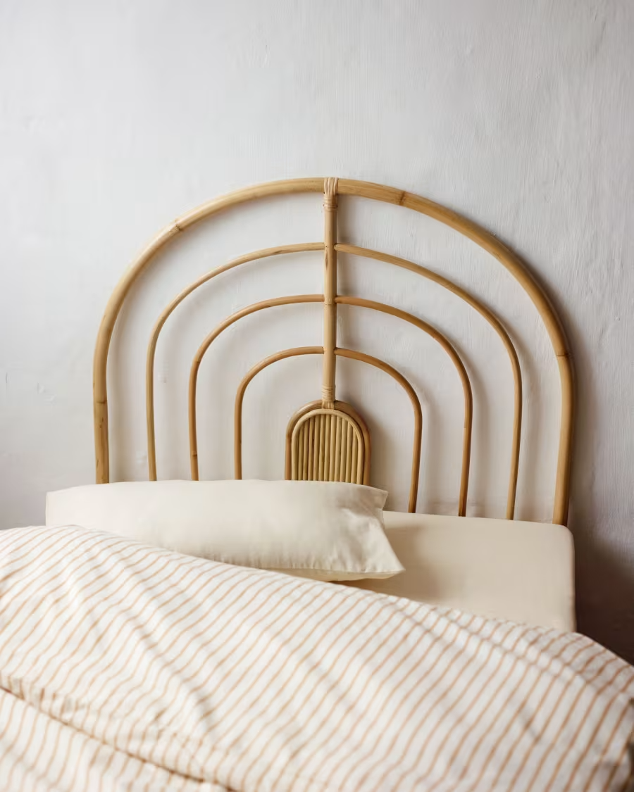 Rattan Headboard For Kids Bed | Cane Headboard | Wicker Headboard - Dityaa