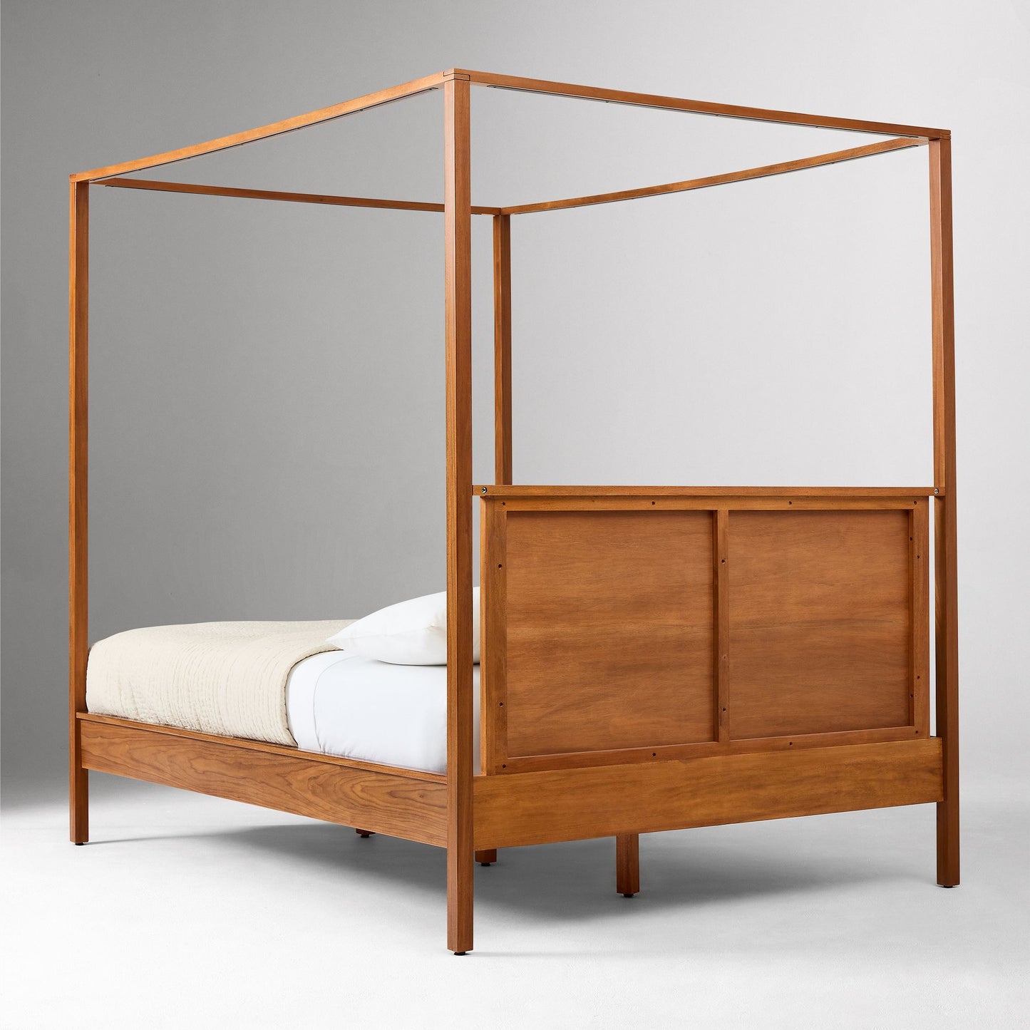 Solid Wood Rattan Bed For Bedroom | Cane Bed For Home -Kavya