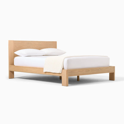 Solid Wood Rattan Bed For Bedroom | Cane Bed For Home -Aarya