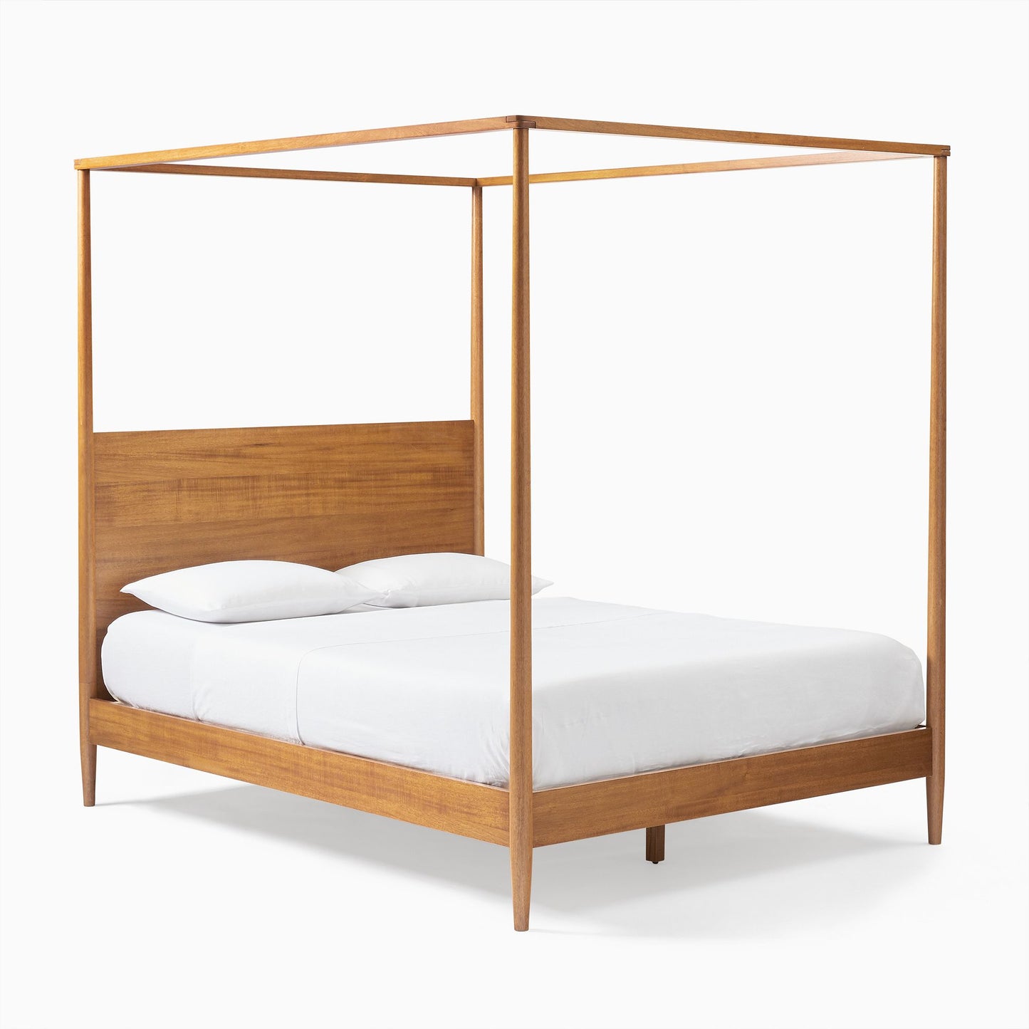 Solid Wood Rattan Bed For Bedroom | Cane Bed For Home -Aarvi