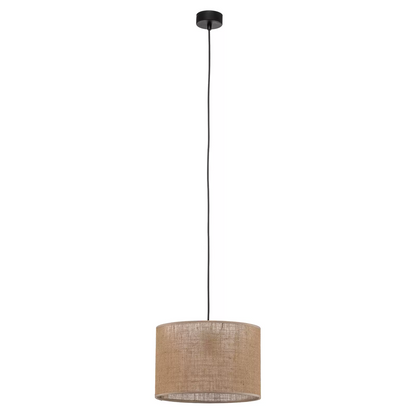 Jute Hanging lamp for Living Room | Jute Pendant light | Jute ceiling light -Liora - Akway