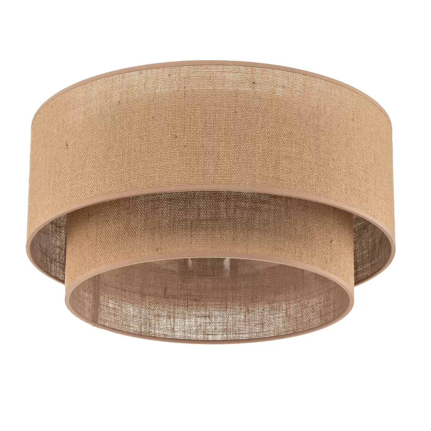 Jute Hanging lamp for Living Room | Jute Pendant light | Jute ceiling light -Tamish - Akway