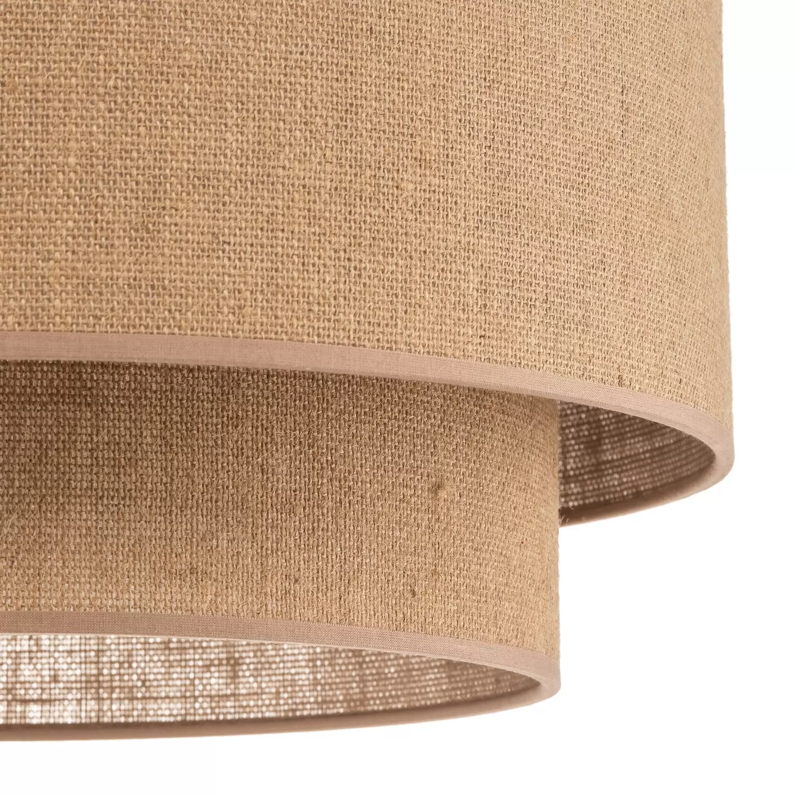 Jute Hanging lamp for Living Room | Jute Pendant light | Jute ceiling light -Tamish - Akway