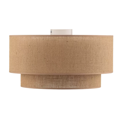 Jute Hanging lamp for Living Room | Jute Pendant light | Jute ceiling light -Tamish - Akway