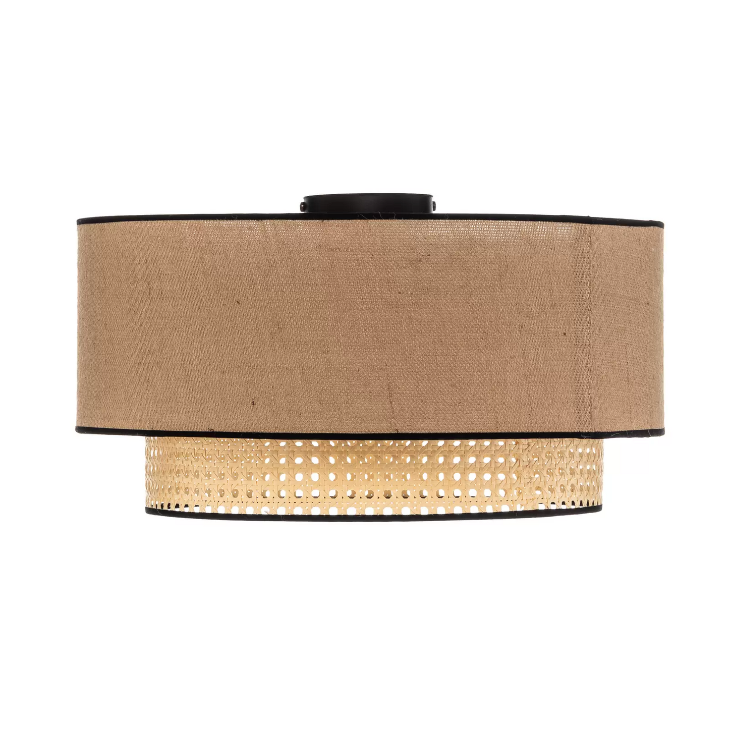 Jute Hanging lamp for Living Room | Jute Pendant light | Jute ceiling light -Tirtha - Akway