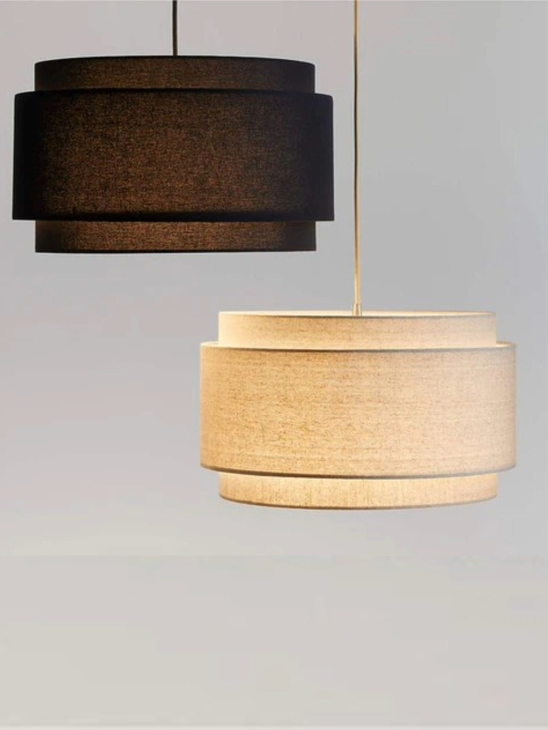 Bamboo Hanging lamp for Living Room | Rattan Pendant light | Cane ceiling light - Anay - Akway