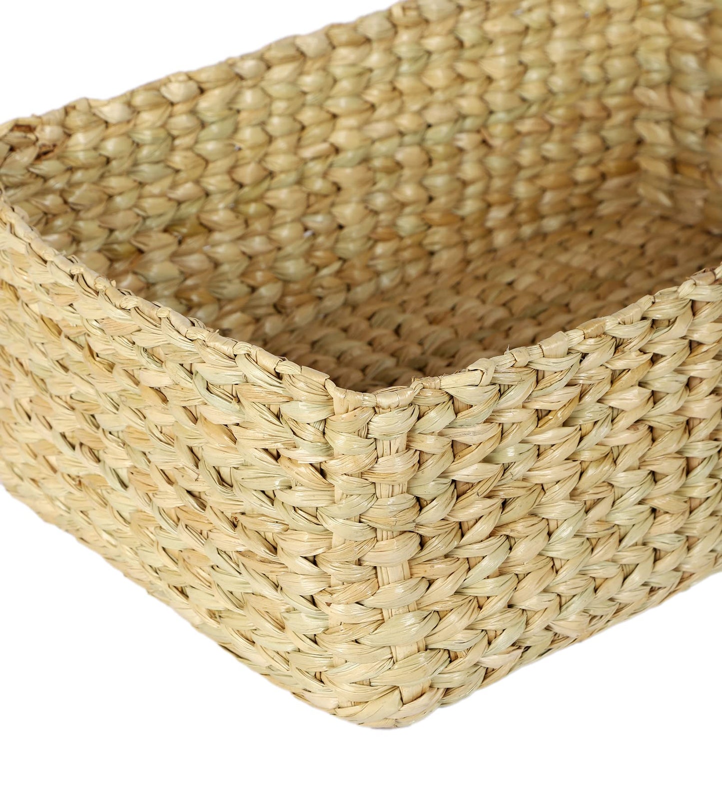 AKWAY Storage Baskets | Cane or Bamboo Basket | Tray Online as Gift Hamper Basket/Wardrobe Basket (Medium) (EXTRA LARGER) - Akway